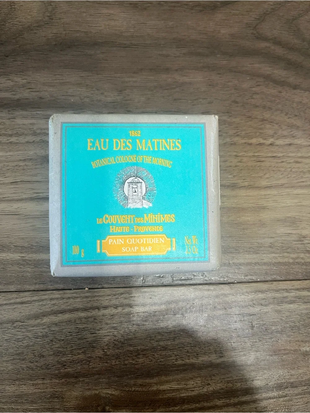 Rare Le Couvent des Minimes 1862 Eau des Matines Soap Bar 100g Sealed‎ VTG